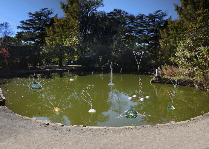 Serpentine Sibyls – A Floating Sculptural Installation by Daniel Rothbart